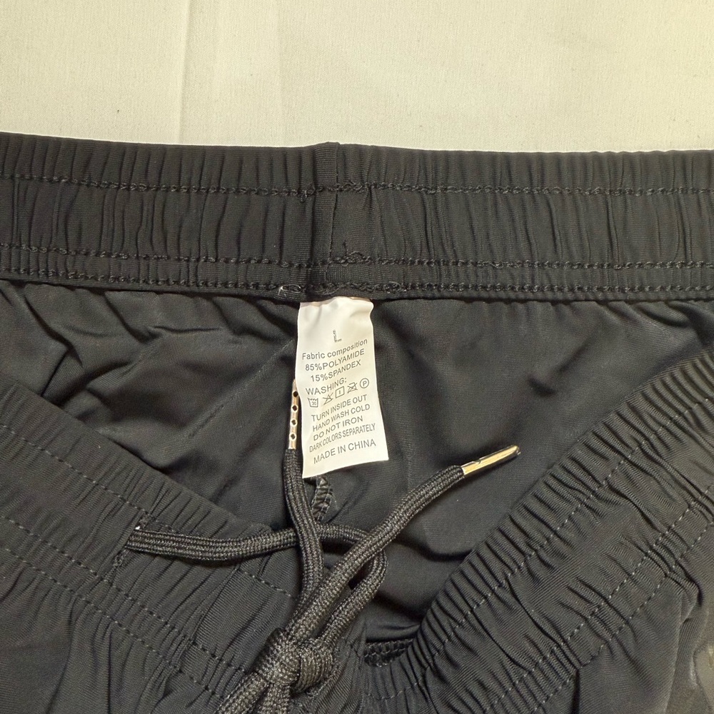 Men's Dri-Fit Jogger Black Pants - Size L Elastic Waist - Picture 6 of 8